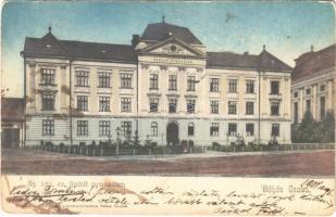 1908 Békéscsaba, Evangélikus Rudolf gimnázium. Tevan Adolf kiadása (EB)