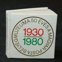 50 éves Magyar POsta Bélyegmúzeuma sorszámozott minikönyv