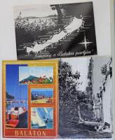 Néhány száz modern képeslap: magyar és külföldi városképek, motívumok, üdvözlők 3 db iratrendezőben rendezve, hullámkarton dobozban