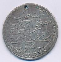 Oszmán Birodalom 1780-1785. 1 Altmislik (2 Zolota, 60 Para) "Abdul Hamid" (28,31g) Ag T:2-...