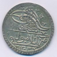 Oszmán Birodalom 1795. (1203/7) 1Y Ag "III. Szelim" T:3 patina Ottoman Empire 1795. (1203/...
