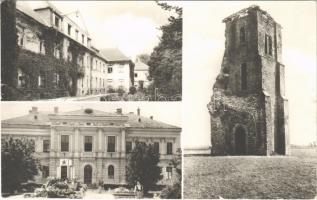 1967 Berettyóújfalu, Arany János Diákotthon (kastély), templom rom. Képzőművészeti Alap Kiadóvállalat (fl)