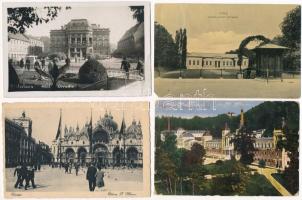 39 db RÉGI külföldi város képeslap / 39 pre-1945 European town-view postcards