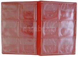 3db-os kisalakú érmeberakó, összesen 72 férőhellyel (16 + 24 + 32 felosztásban), használt, jó állapo...