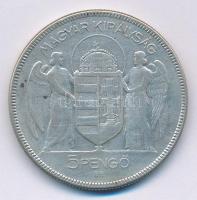 1930. 5P Ag "Horthy jobbra" T:3
Adamo P8