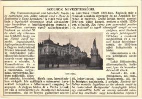 Szolnok, Városháza. Szolnok nevezetességei. Farkasfalvi Kornél kiadása (EK)