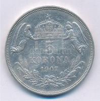 1907KB 5K Ag "Ferenc József" T:2,2- kis ph.
Adamo K7