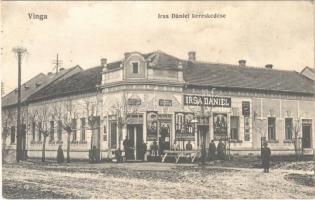 1916 Vinga, Irsa Dániel üzlete és saját kiadása. Homonnai fényképész felvétele / publishers shop
