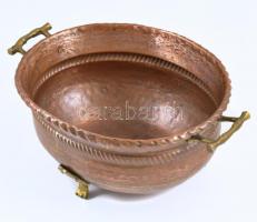 Ráz lábas üst fülekkel. 29x19 cm