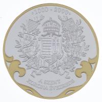 DN "A Szent Korona évezrede - A korona Amerikában 1951-1978" aranyozott, ezüstözött Cu eml...