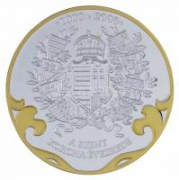 DN "A Szent Korona évezrede - A korona kimenekítése 1241" aranyozott, ezüstözött Cu emléké...