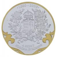 DN "A Szent Korona évezrede - Szapolyai János koronázása 1526" aranyozott, ezüstözött Cu e...