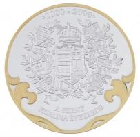 DN "A Szent Korona évezrede - Szent László legendája 1295" aranyozott, ezüstözött Cu emlék...