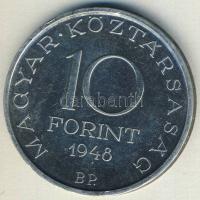 1948. 10Ft Ag "Széchenyi" T:2/3 apró ph.