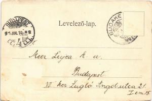 1905 Budakeszi, látkép, templom. Stern Jakab kiadása (EB)