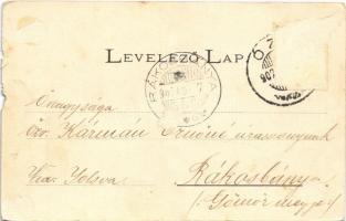 1907 Ózd, látkép, templom. Mikola Béla kiadása (b)