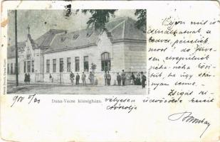 1900 Dunavecse, Duna-Vecse; Községháza. Basch Dezső kiadása (kopott sarkak / worn corners)