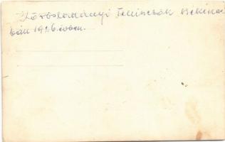 1926 Békéscsaba, Körösladányi teniszezők / Hungarian tennis players. photo (fl)