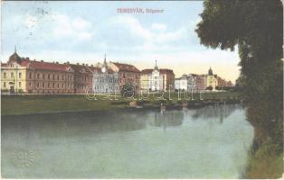 Temesvár, Timisoara; Bégasor. MÁV Levelezőlapárusítás 8-1914. / riverside