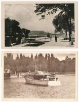 Balaton, hajózás - 24 db modern képeslap