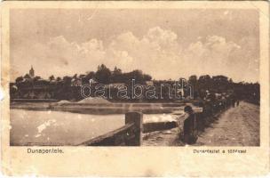 1930 Dunaújváros, Dunapentele, Sztálinváros; Duna részlet a töltéssel (b)