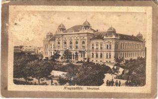 1915 Kisújszállás, Városháza. Záhony Lajos kiadása (felületi sérülés / surface damage)