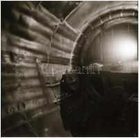 cca 1980 Budapest, metróépítés a föld alatt, 27 db vintage NEGATÍV, 6x6 cm