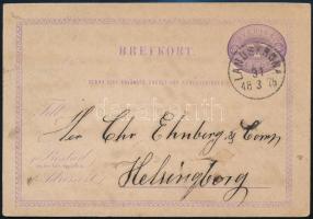 Svédország 1878, Sweden 1878