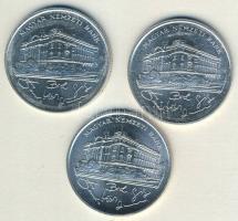 1993. 200Ft Ag "MNB" (3x) T:BU,2