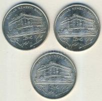 1993. 200Ft Ag "MNB" (3x) T:BU,2