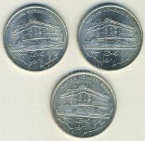 1993. 200Ft Ag "MNB" (3x) T:BU,2