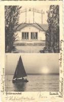 1933 Zamárdi, Balatonzamárdi; Flórián mulató, vitorlás (EK)