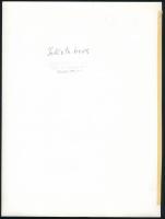 cca 1974 Fekete bors, pecséttel jelzett vintage fotó Botta Dénes (1921-2010) budapesti fotóművész ha...