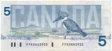 Kanada 1986. 5$ T:III
Canada 1986. 5 Dollars C:F
Krause P#95