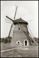 1986 Szélmalom Békés megyében, 9 db vintage NEGATÍV, 36x24 mm / windmill