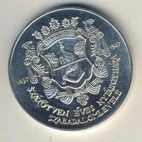 1987. "150 éves Nyíregyháza szabadalomlevele" Ag emlékérem 36,2g T:2