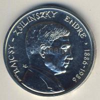 1986. "Bajcsy-Zsilinszky Endre" Ag emlékérem 35,8g T:BU