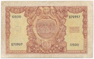 Olaszország 1951. 100L T:III,III-
Italy 1951. 100 Lire C:F,VG
Krause P#92