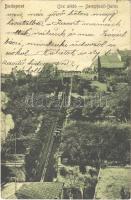 1908 Budapest I. Budavári Gőz sikló / Dampfseil Bahn (EK)