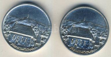 DN "Szent László-Szabolcsi Földvár" Ag emlékérem normál + piefort érempár 43,5g + 72,7g T:...