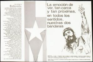 cca 1965 Fidel Castro (1926-2016) kubai forradalmár, politikus, államelnök, 2 db NEGATÍV ismeretlen forrásról, Kotnyek Antal (1921-1990) budapesti fotóriporter hagyatékából, 3,5x5,3 cm