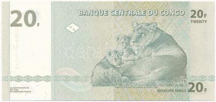 Kongói DK 2003. 20Fr T:I
Congo DR 2003. 20 Francs C:UNC