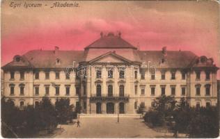 1913 Eger, Líceum. Baross nyomda (EK)