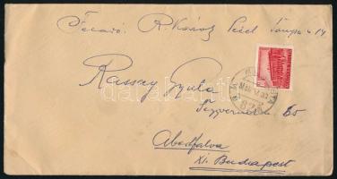 1956 Rassay Károly (1886-1958) ügyvéd, liberális politikus, lapszerkesztő autográf levele családtagj...