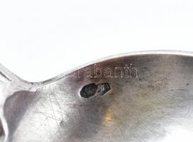 Ezüst(Ag) "Cuba" térképes, címeres díszkanál, jelzett, h: 12,1 cm, nettó: 14,3 g