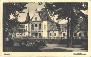 1939 Kassa, Kosice; vasútállomás / railway station (Rb)