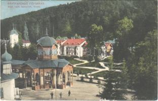 1911 Bártfa-fürdő, Bardejovské Kúpele, Bardiov, Bardejov; római katolikus templom, villák / church, villas