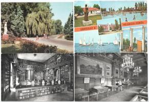 50 db MODERN magyar város képeslap: Balaton / 50 modern Hungarian town-view postcards: Balaton