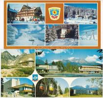 Kb. 70 db MODERN megíratlan nagy alakú Tátra képeslap / Cca. 70 modern unused big sized Vysoké Tatry postcards