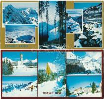 Kb. 70 db MODERN megíratlan nagy alakú Tátra képeslap / Cca. 70 modern unused big sized Vysoké Tatry...